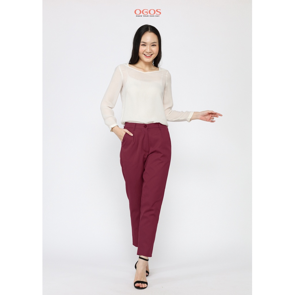 OGOS | Baggy Pants (Maroon)