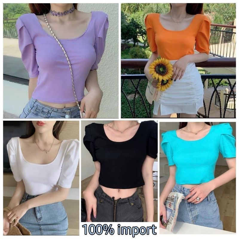 BAJU BLOUSE IMPORT STYLE KOREA / FPFC KNIT ANJOLA