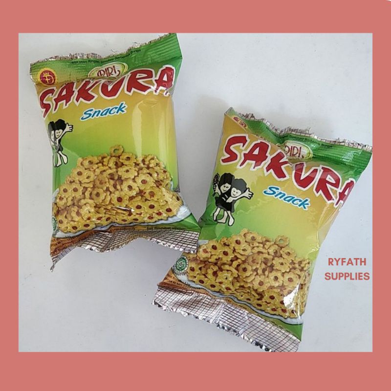 

|SNACK SAKURA / RIRY RENYAH SNACK JADUL| 1 pack 10pcs