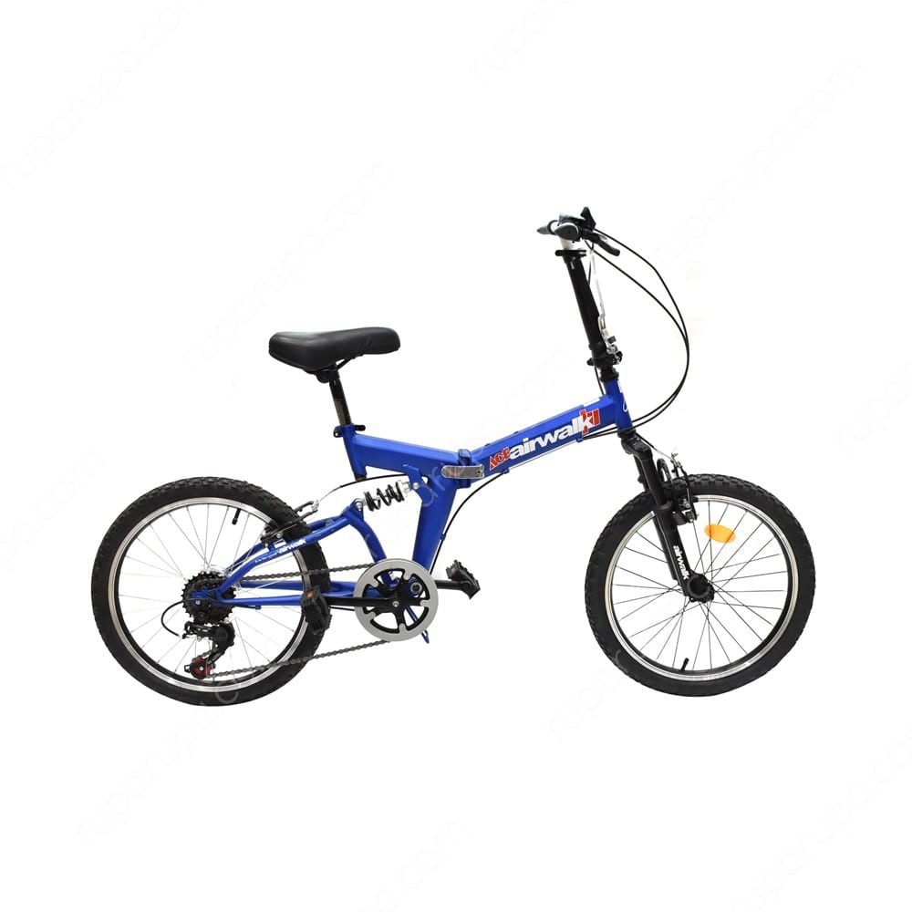 Airwalk Expresso Suspension Sepeda Lipat 20 7-Speed - Biru