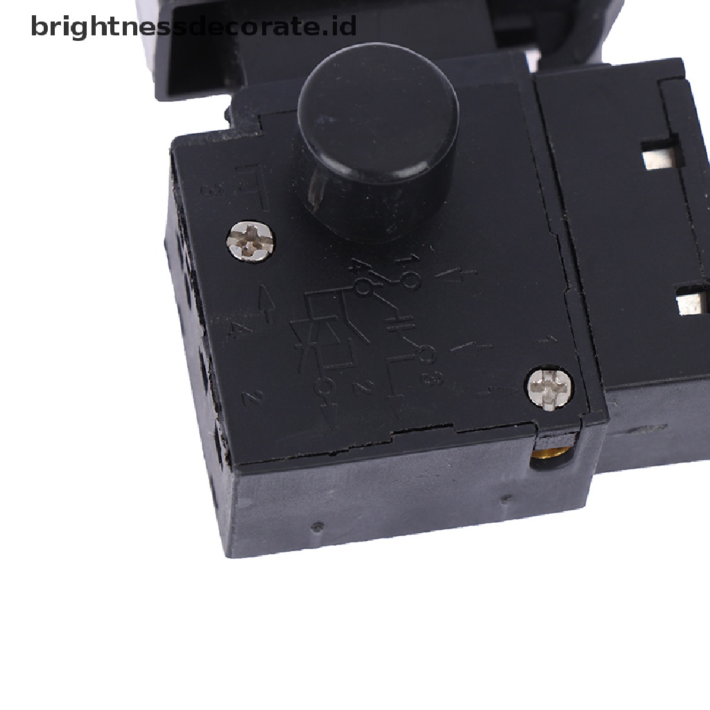 (Birth) Fa2-4 / 1bek Saklar Kontrol Kecepatan Bor Elektrik 6a 250v Warna Hitam