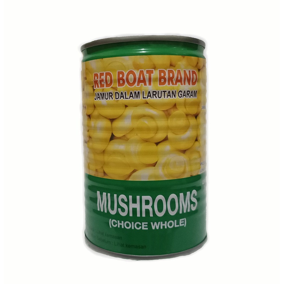 

RED BOAT whole mushroom 400gr / Jamur kancing