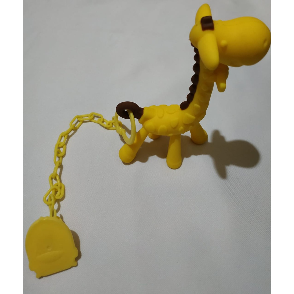 GIGITAN BAYI JERAPAH Teether Giraffe Gigitan Bayi Jerapah baby kids ange silicone kuning pink