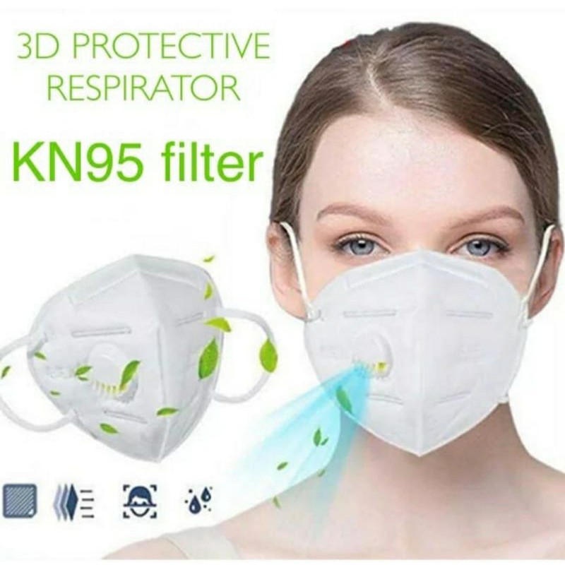 MASKER KN 95 KN95  5PLY  RESPIRATOR DAN MASKER MEDIS 3PLY