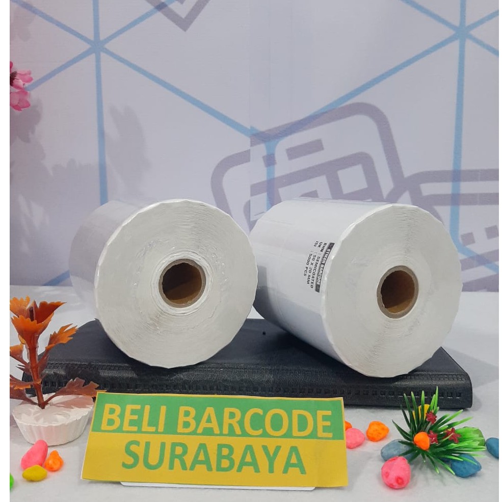 STIKER BARCODE LABEL SEMICOATED 50X20 2 LINE 5000 PCS