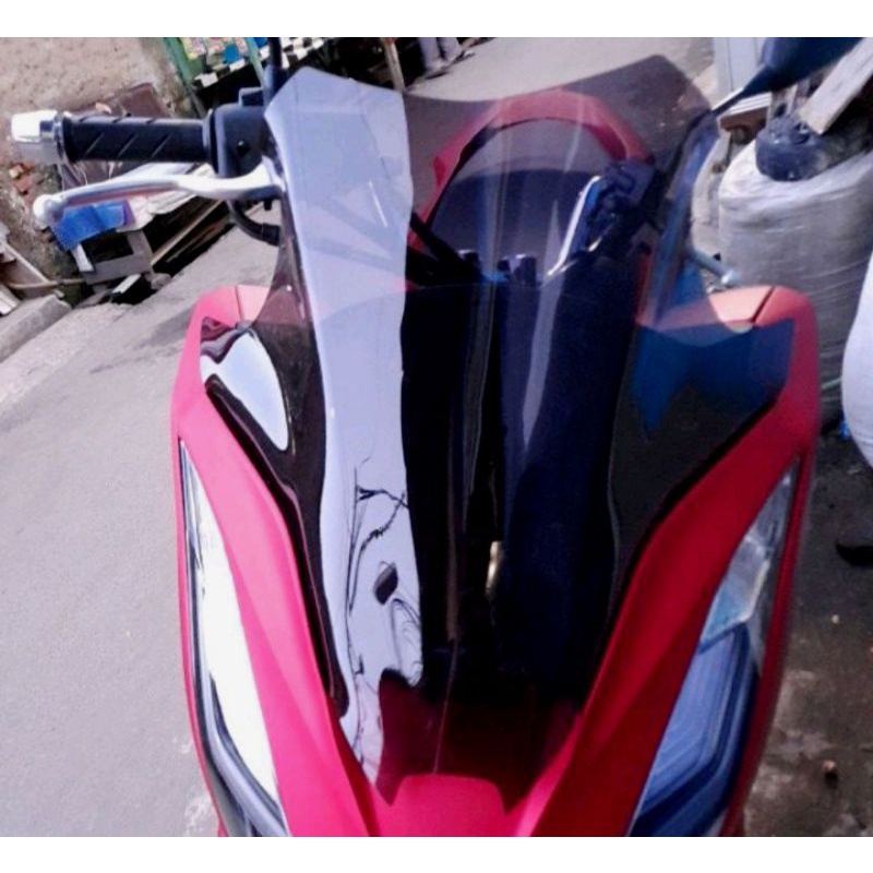 WINDSHIELD PCX 160 - VISOR PCX 160 TEBAL 3MM GARANSI SAMPAI TUJUAN (GRATIS BUBBLEWRAP)