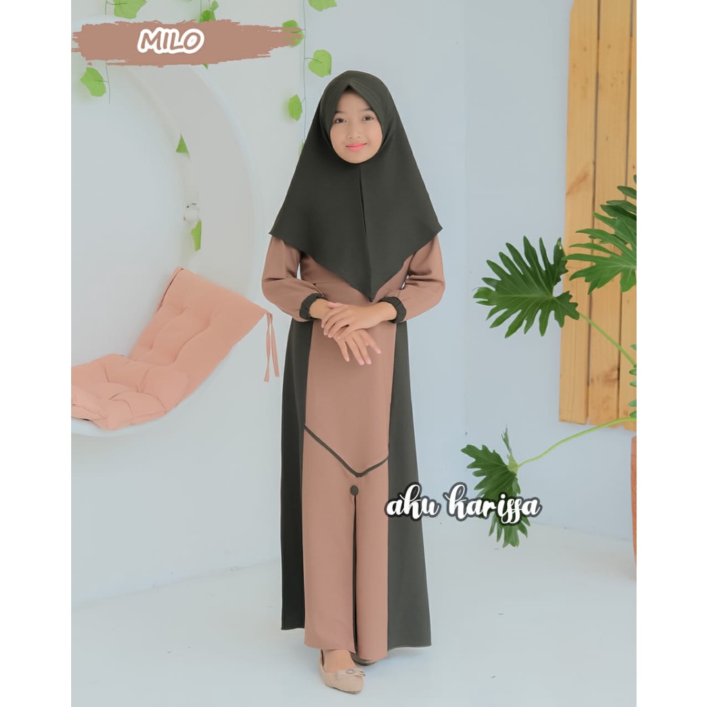 GAMIS ANAK HANIZA MAYZA KIDS AKU KARISSA BAJU MUSLIM 5-12 th tahun Kids ORIGINAL BRANDED syari baju muslim anak tanggung busana muslimahlebaran