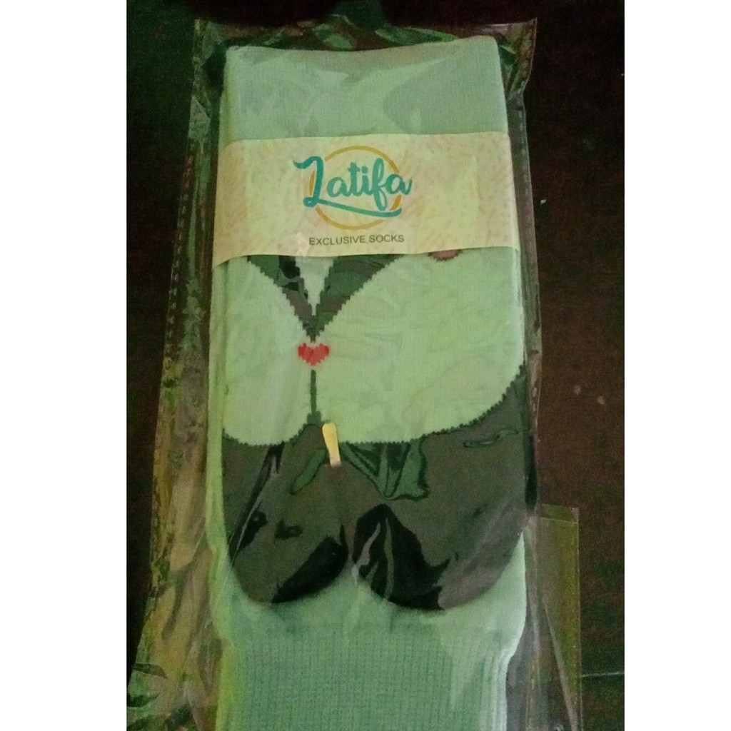Kaos Kaki Jempol Muslimah Nilon Motif Sandal Jepit Untuk Dewasa