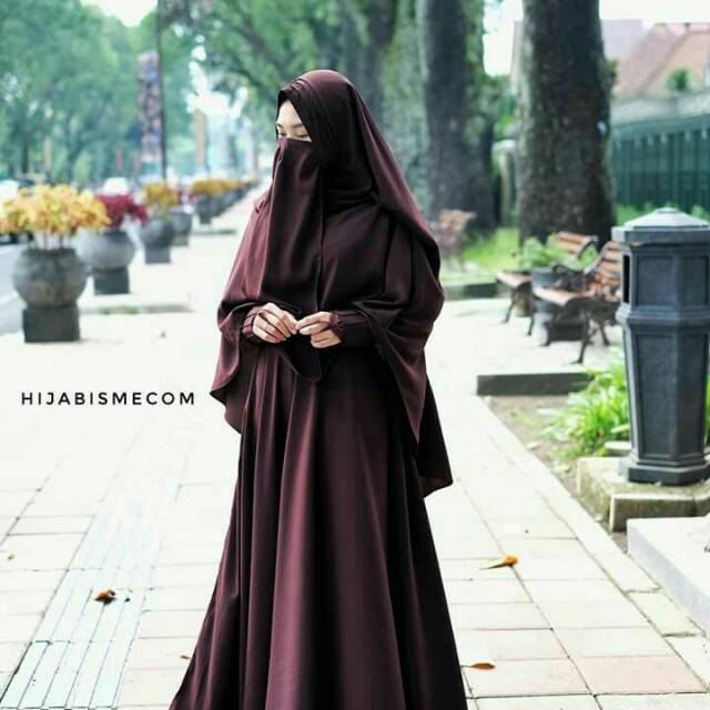 Aiko set coklat by hijabisme