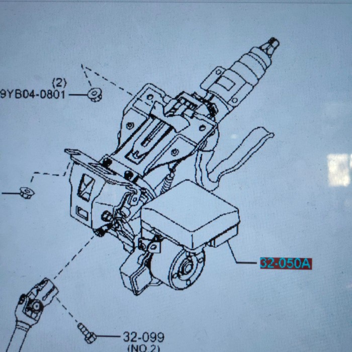 Mazda Genuine Parts Motor Power Steering Mazda 2 Skyactive