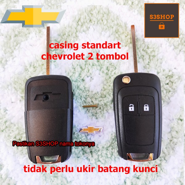 casing kunci flip key OEM chevrolet spin cruze aveo trax orlando