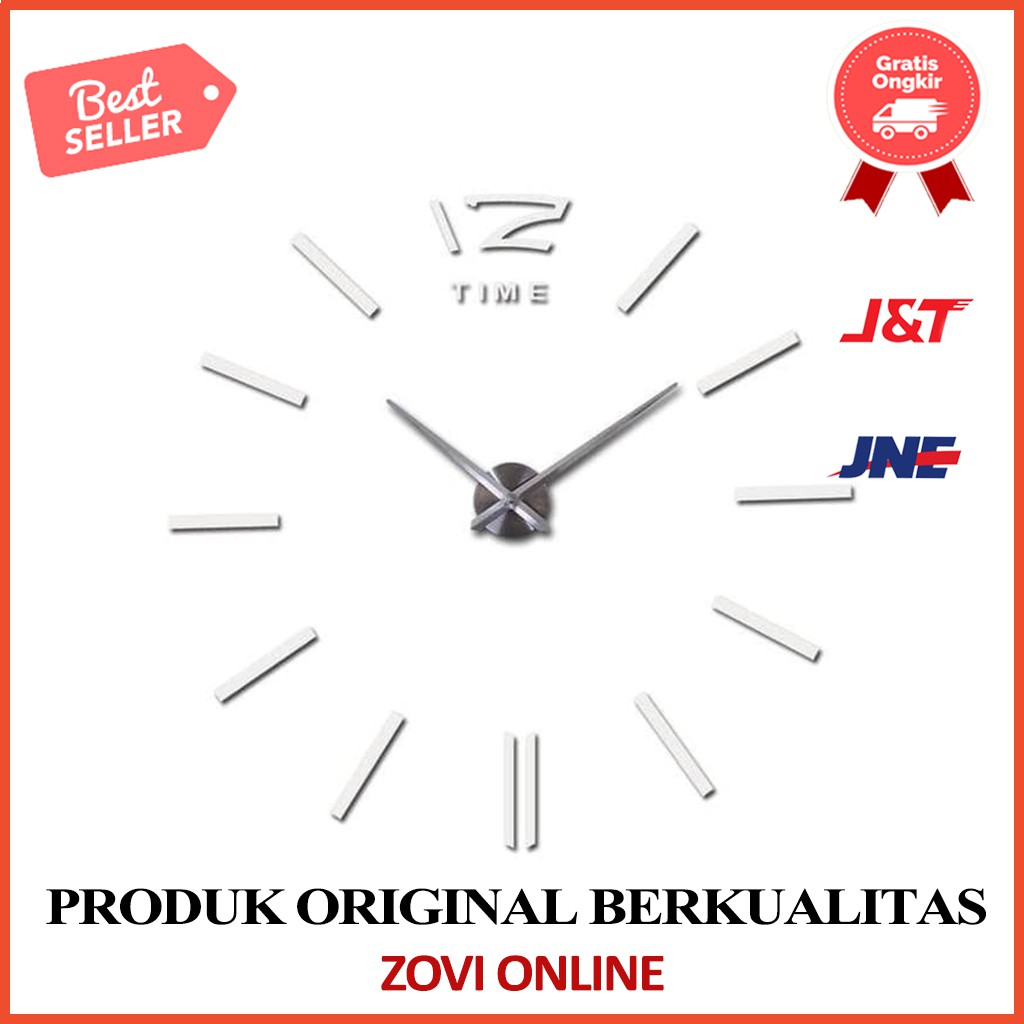 Jam Dinding Besar Tempel 3d Giant Wall Clock Ukuran Besar Dekorasi N6n3 Jam Dinding Dekorasi Rumah