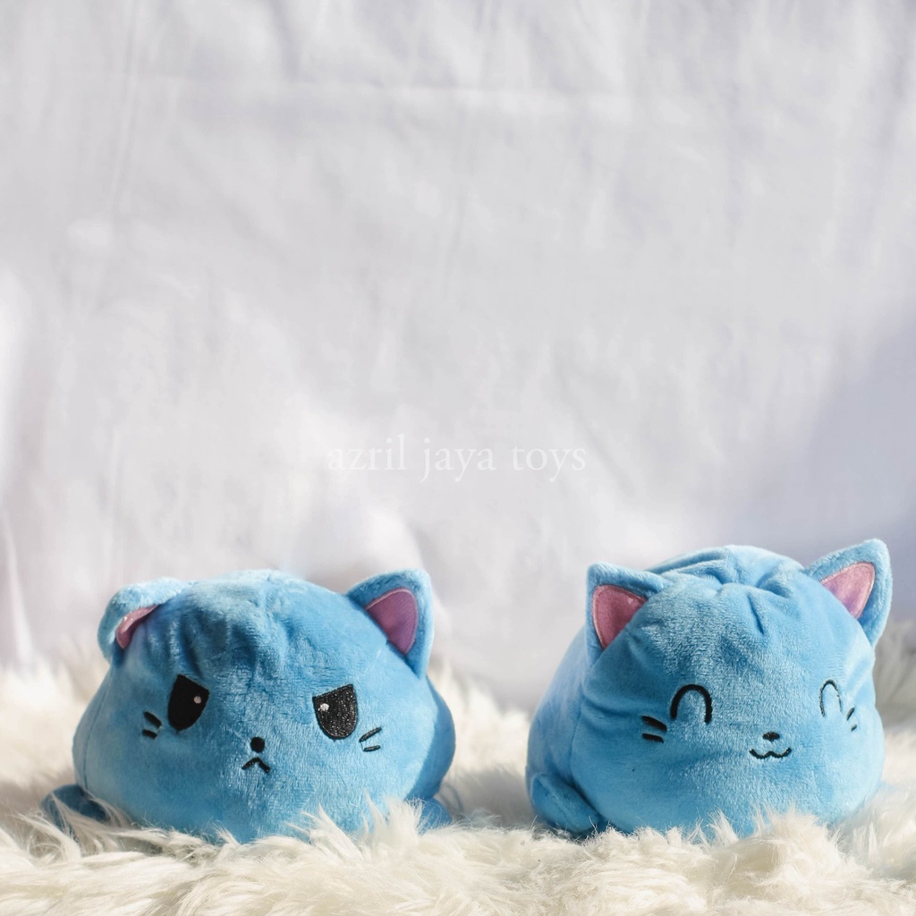 Boneka Kucing Dua Sisi Reversible Cat