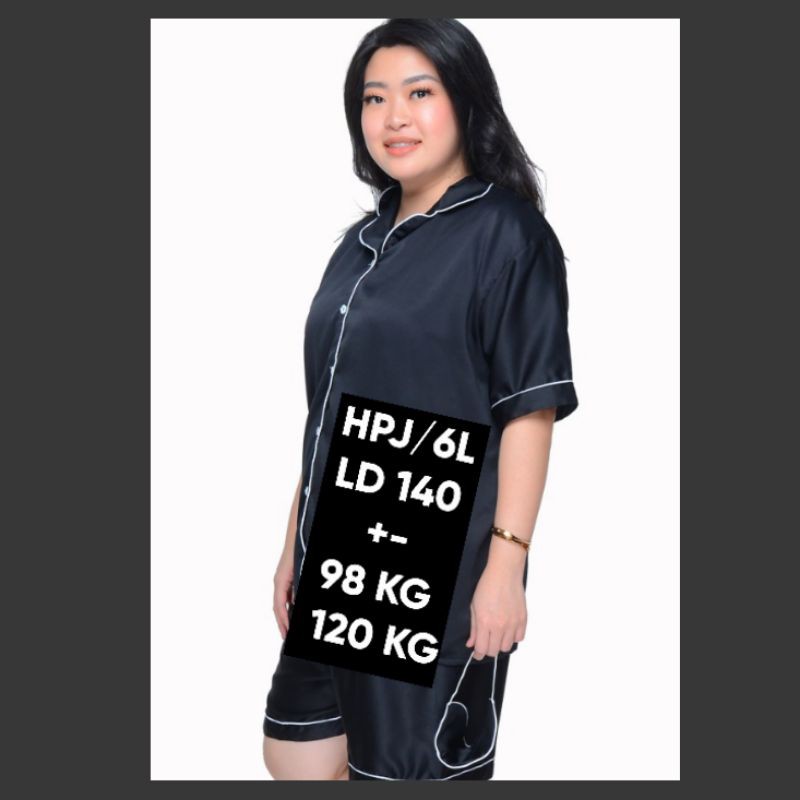 Baju tidur big size satin LD 150 140 130 / PIYAMA JUMBO  POLOS SILK SATEN PIAMA BIGSIZE