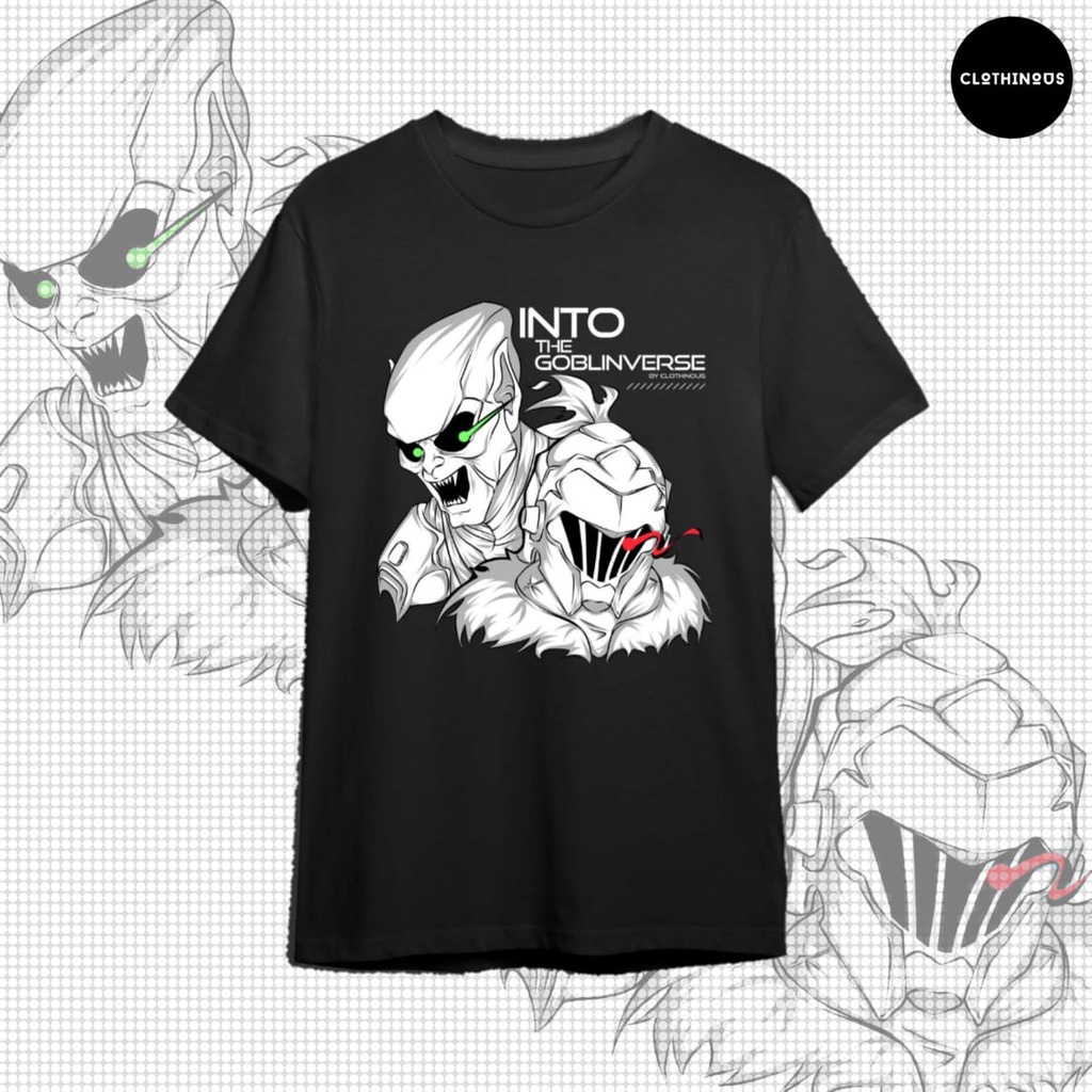 T-Shirt | GOBLIN SLAYER x GOBLIN x SPIDERMAN-VERSE | BLACK | UNISEX