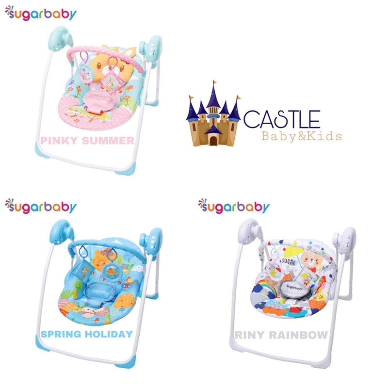 Castle - Sugar Baby Gold edition Premium Swing Bouncer - Riny Rainbow - Pinky Summer - Sping Holiday