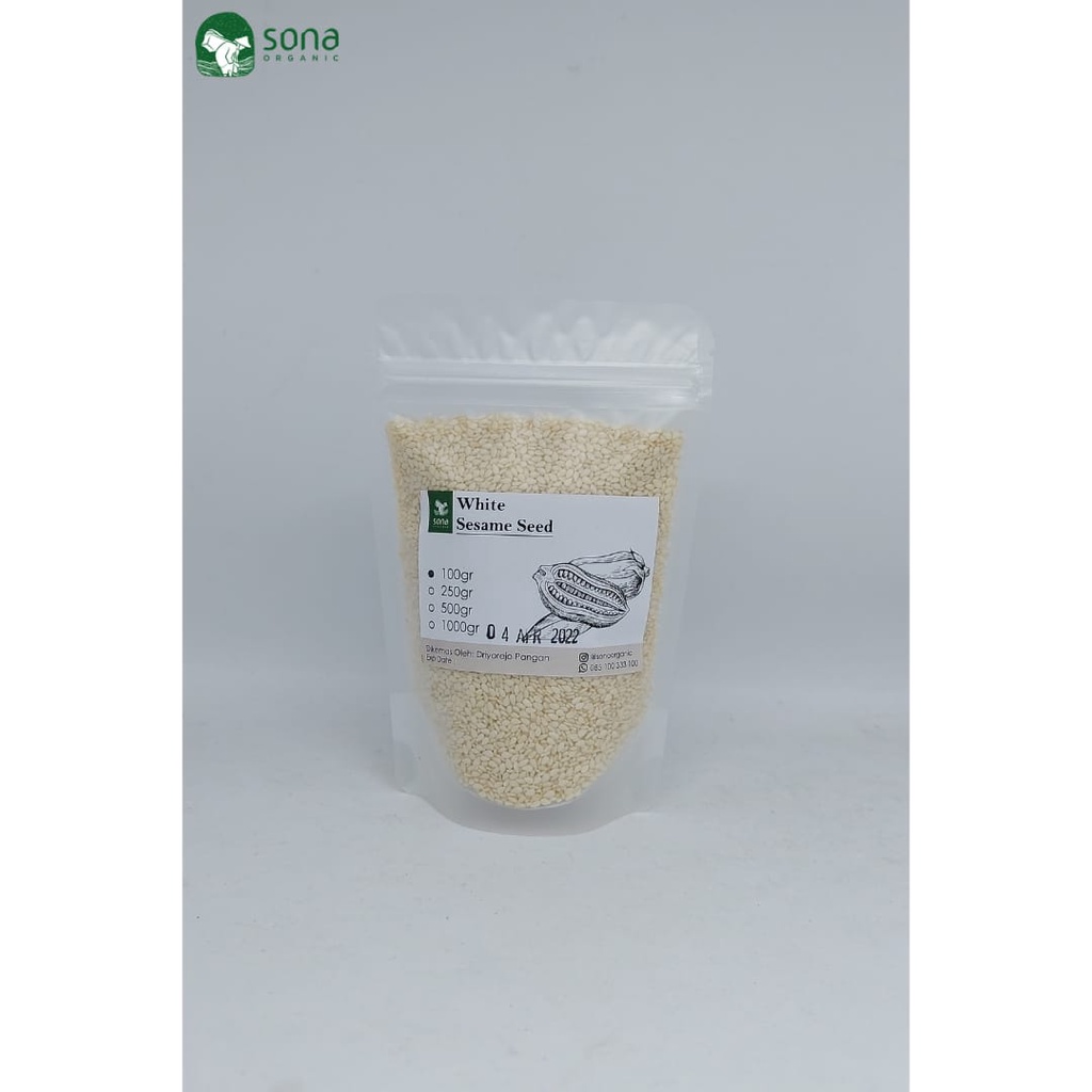 

Wijen Putih 100gr - White Sesame Seed 100gr