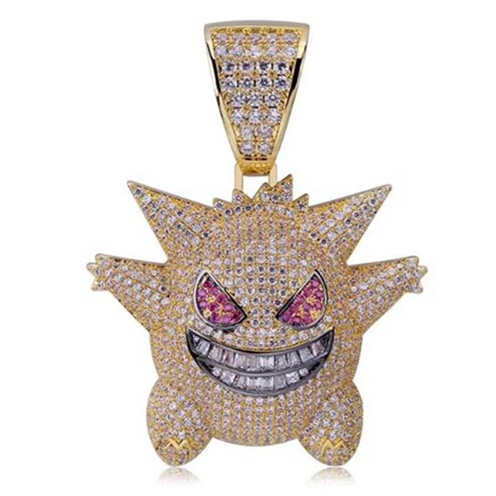 Kalung Liontin Anime Pokemon Ghost Untuk Pria Dan Wanita