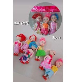 MAINAN ANAK BONEKA BARBIE ISI 3 PC DAN 5 PC