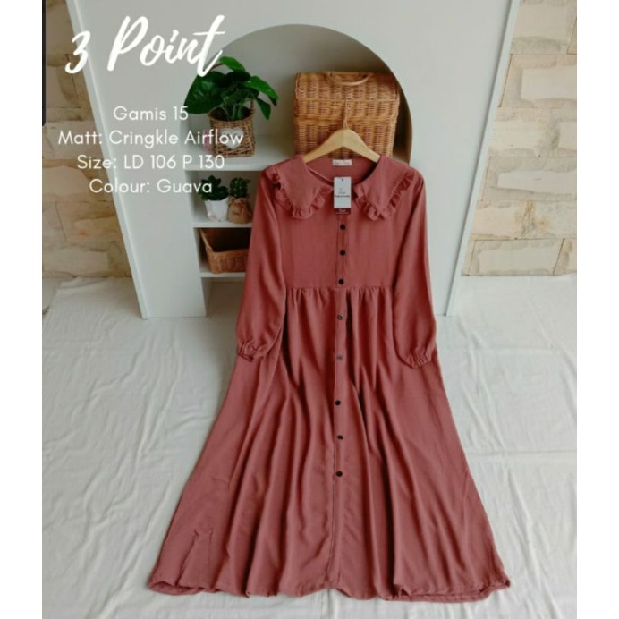 Gamis 15 Crinkle Airflow by 3 point