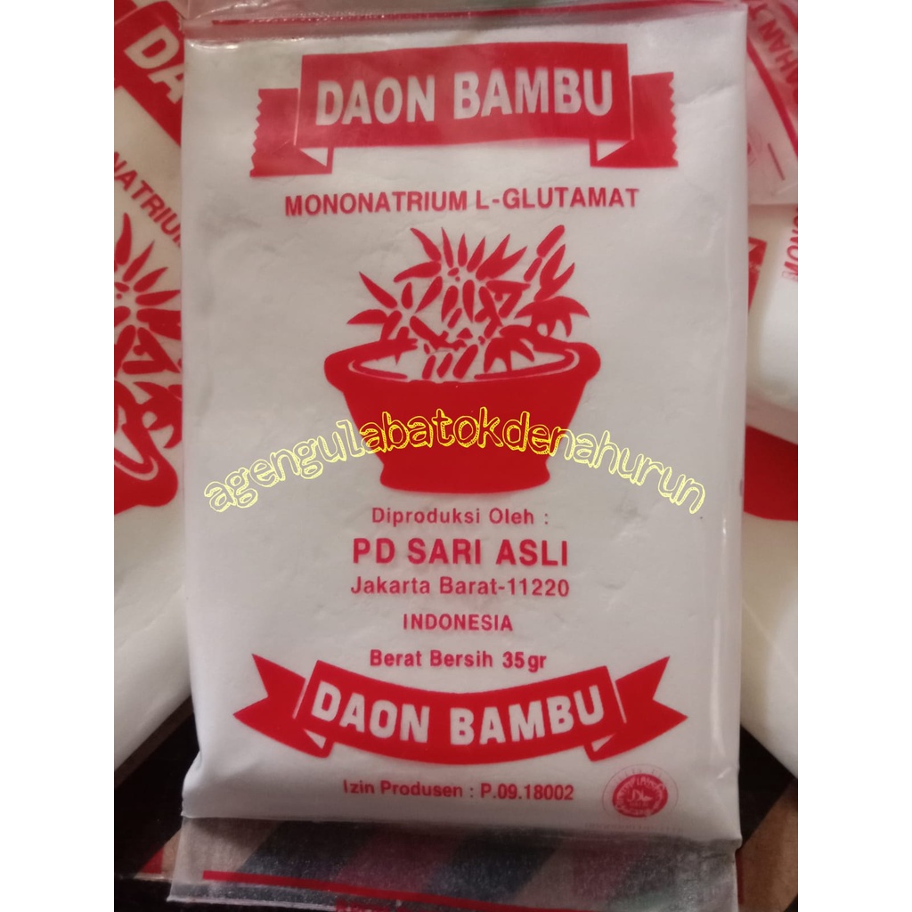 

Penyedap Rasa Daon Bambu Kecil