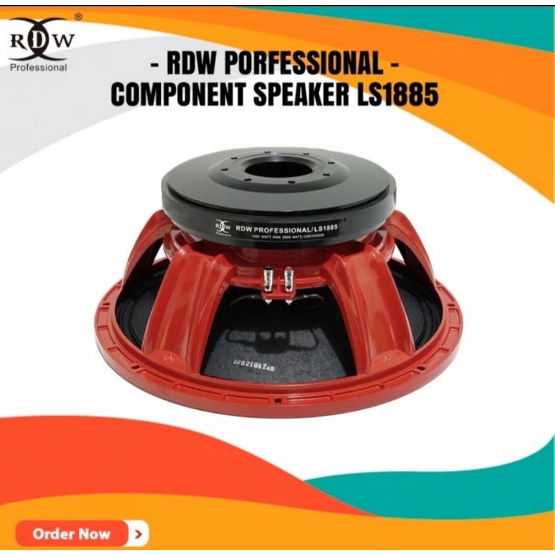 SPEAKER RDW/LS1885/SPEAKER KOMPONEN/RDW PROFESIONAL