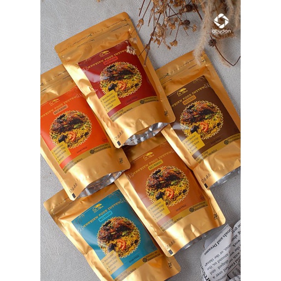 

NASI BIRYANI INSTAN 250 gr + BUMBU LENGKAP