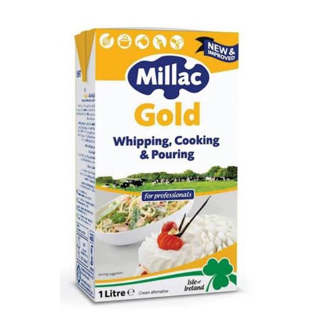 

Whipping Cream - Millac Gold 1 Liter whipped cream 1L