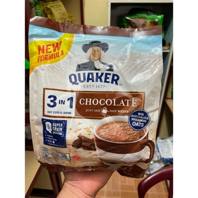 

Quaker Sachet Chocolate Malaysia exp 18/06/2022