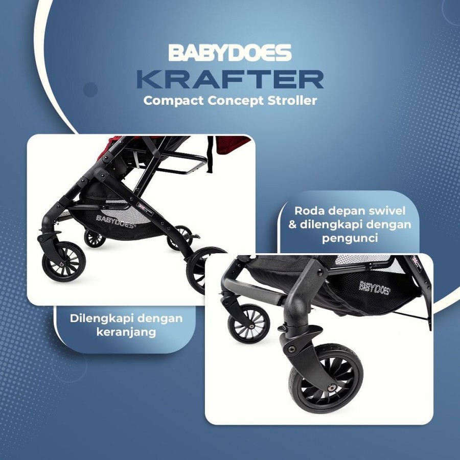 stroller babydoes krafter Ch KL 2214 Sn kereta dorong bayi