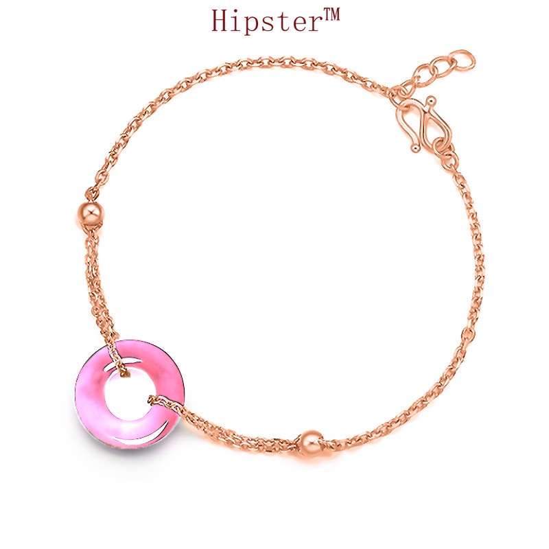 Retro New Hot Sale Safety Jade Pink Jade Bracelet