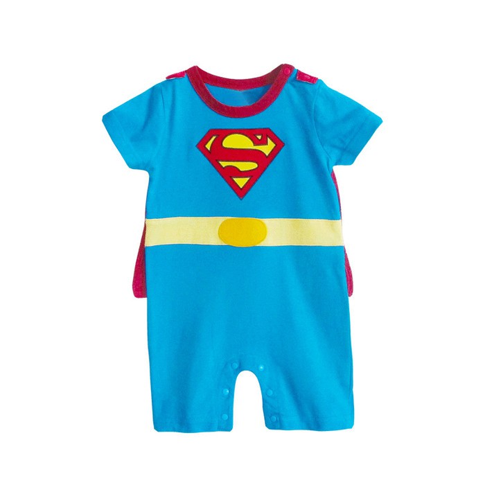 Baby captain america costume Superman romper baby kostum bayi