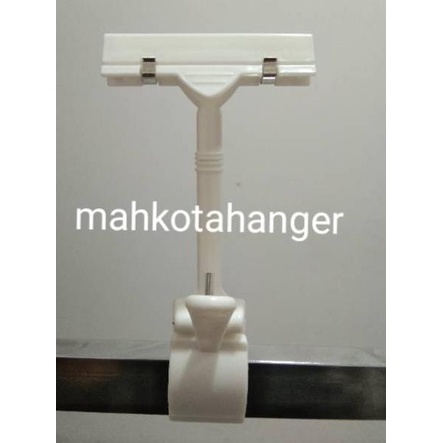 

Harga Termurah ➦ Jepit Harga Obral serbaguna / Penjepit harga label papan price tag hanger putih (18