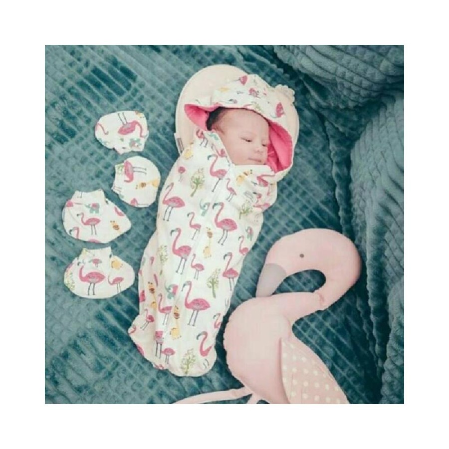 SNI DITA MOONSCARE Bedong Bolak Balik Dita (2 sides) motif Bedong Instan Bedong Swaddle in 2 Sides bedung instant