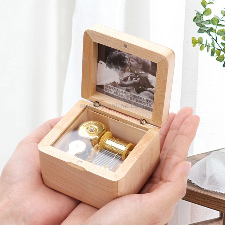 Kado Ultah Hadiah Ulang Tahun Music Box Photo Kotak Musik Bingkai Kayu Sankyo Original