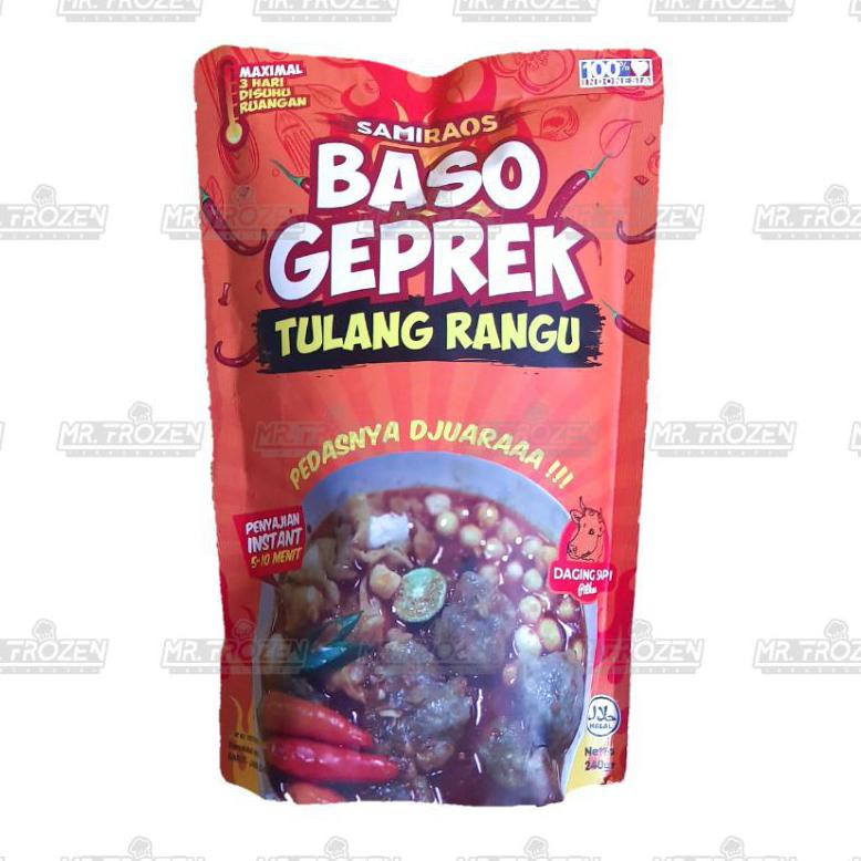 

New Produk Baso Tulang Rangu Geprek 250Gr