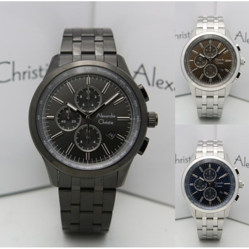 JAM TANGAN PRIA ALEXANDRE CHRISTIE 6557 AC 6557 Ac 6557 ORIGINAL [ GARANSI RESMI 1 TAHUN ]