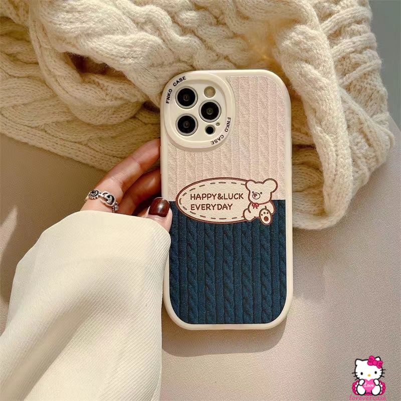 Soft Case Motif Kartun Beruang Untuk OPPO A57 2022 A96 A15 A16 A55 A95 A76 A1K A15s A5S A74 A12 A16K A7 A31 A16E A9 A5 2020 A92 A33 A52 A3 A54 7Z 436