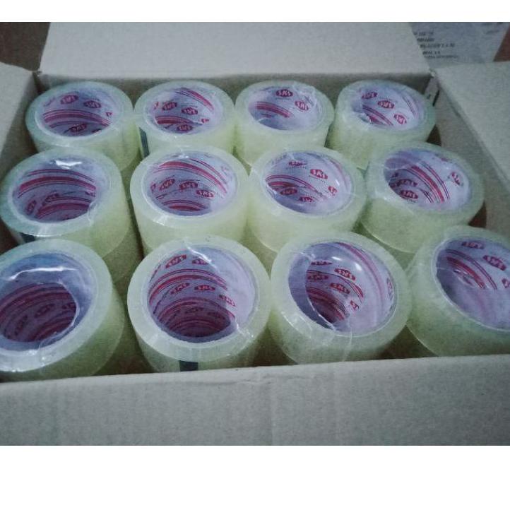 

9.9 Brands Festival Lakban bening 6 pcs 100yard x 45mm