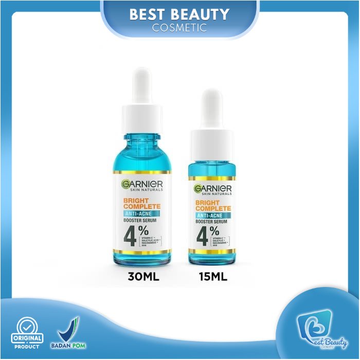 ★ BB ★ Garnier Bright Complete Anti Acne Booster Serum - Skincare Wajah Jerawat