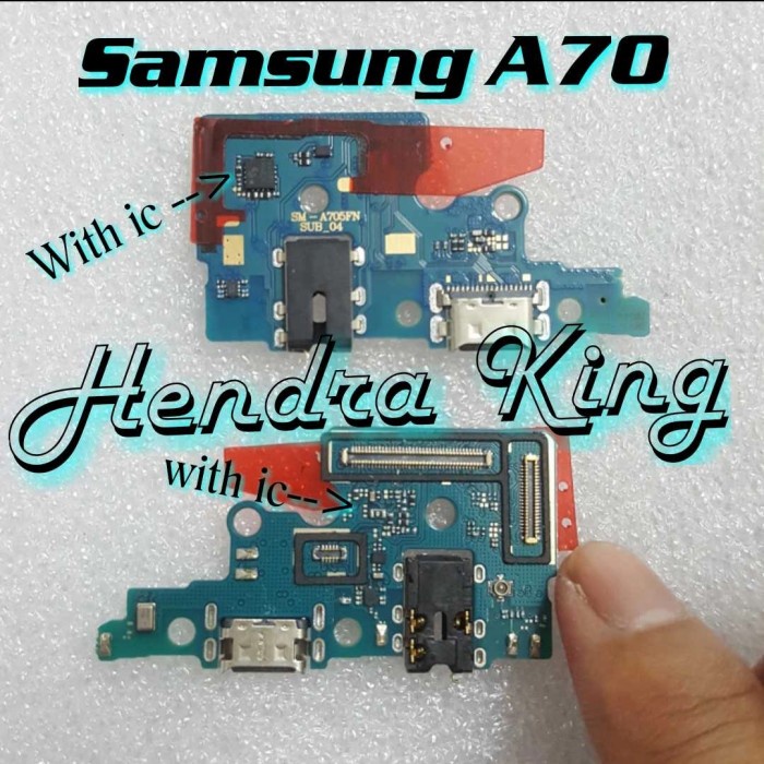 Flexibel Flexible Pcb Konektor charger Papan Cas Samsung A70 A705
