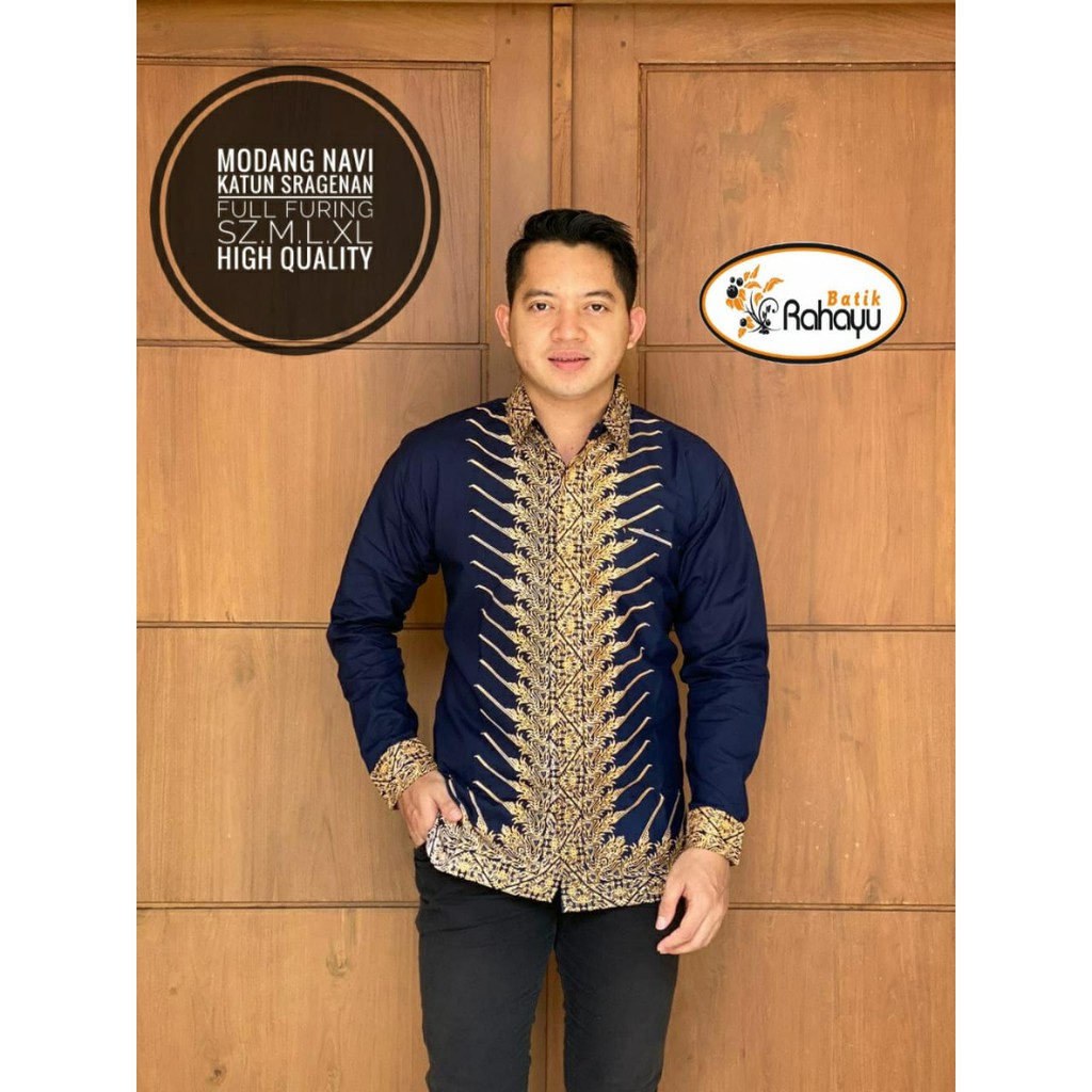 MODANG NAVI RAHAYU KEMEJA BAJU BATIK PRIA SOLO LENGAN PANJANG FULL FURING KATUN HALUS ATASAN BATIK PREMIUM MODERN GURDO PARI PRADHIFTA KRESNA PROBOSETO HIJAU KARTIKO WIJOYO WIRAYUDHA VIJAY SEJAGAD PEKSI SELING PROBOSETO BATIK SOLO AMANAH BATIKSOLOAMANAH