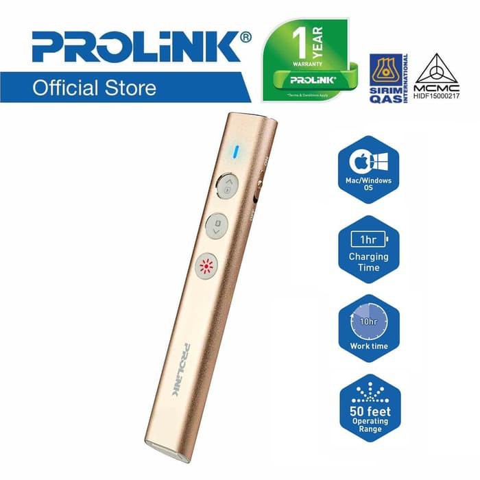 PROLiNK® PWP108G 2.4GHz Wireless Presenter richarger