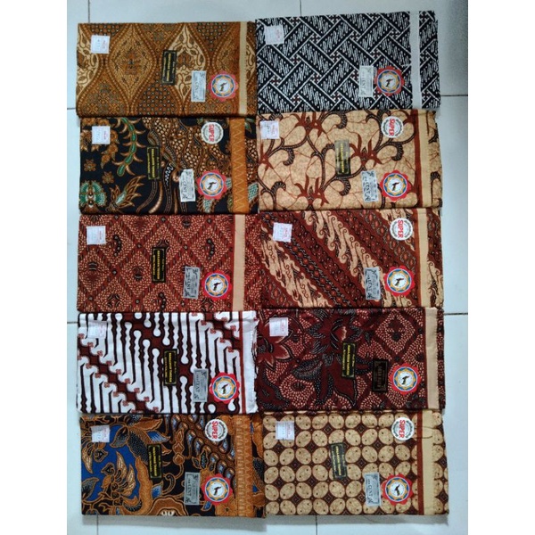 Kain kebat jarik samping Batik Murah Soloan Panjang Halus Cap Cent Jago panjang 220cm