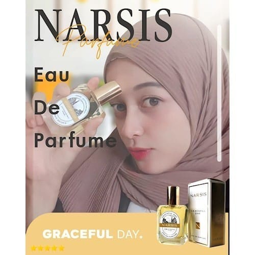 ( BONUS PARFUM ) Narsis Graceful Day Eau de Perfume - Parfum Wanita Kesukaan Pria / PARFUM PEMIKAT PRIA