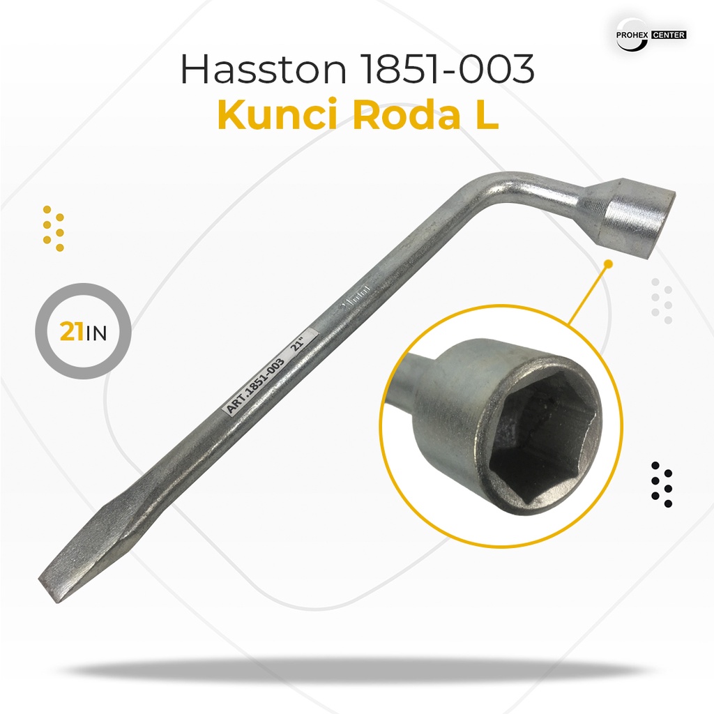 Kunci Roda Mobil/ Tire Wrench/ Wrench Wheel 21mm HASSTON 1851-003