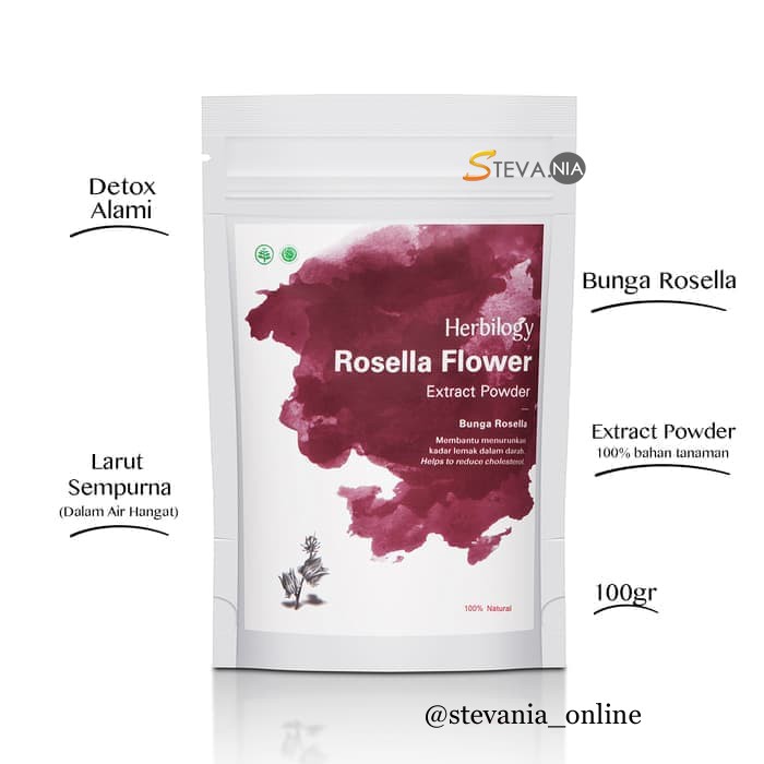 

Herbilogy Rosella Flower Extract Powder 100g