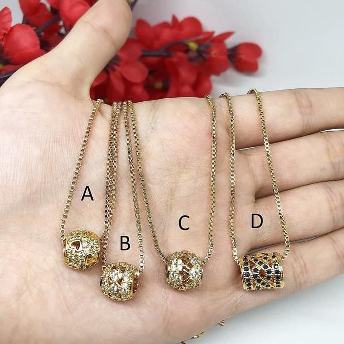 promo Kalung Xuping Liontin Bandul Bulat Bola Bola - BN195