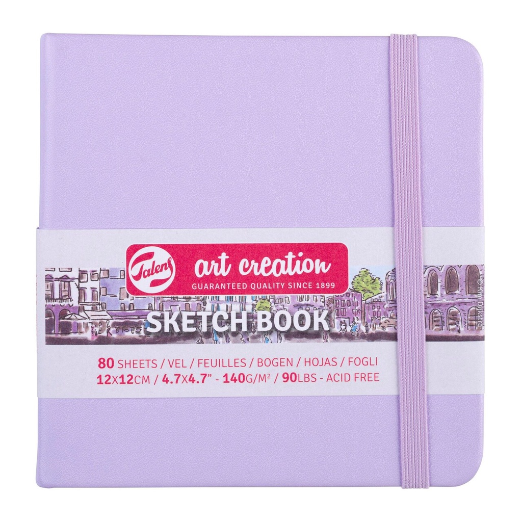 

Talens Art Creation Sketch Book 12 x 12 cm p.Violet