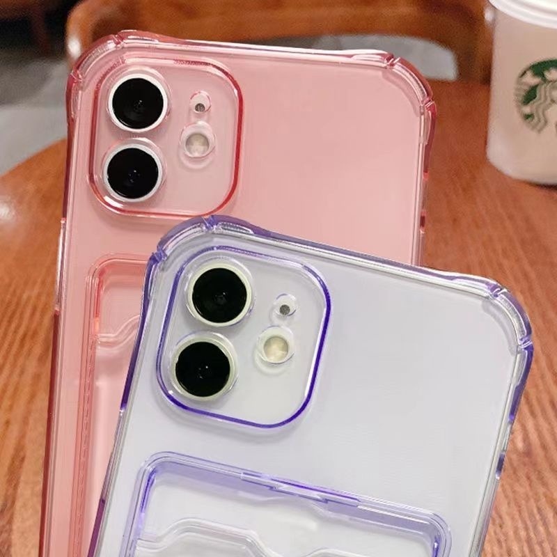 Case Airbag Shockproof Warna Permen Cover iPhone 12 11 Pro X XS MAX XR SE2 7 8 Plus